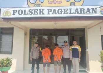 Polsek Pagelaran Tangkap Dua Pelaku Penipuan dan Penggelapan Mesin Bajak Sawah