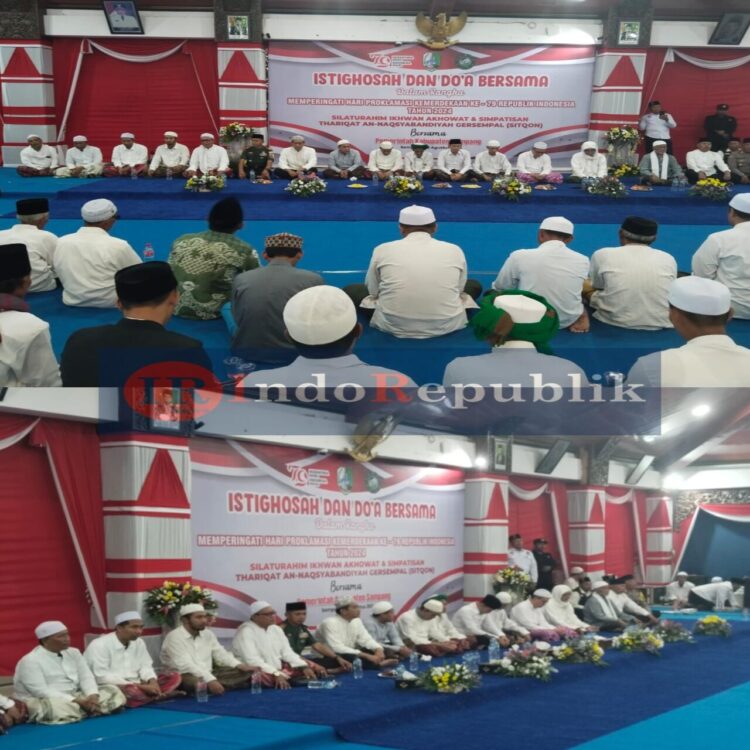 HUT RI ke-79 Ra Mamak Mas AB Hadiri Gelaran Istighosah Doa Bersama Pemda Sampang dan PAC Sitqon