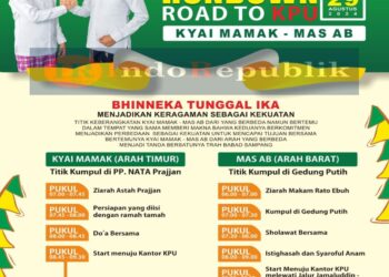 Bakal Paslon MANDAT Dipastikan Daftar Ke KPU Sampang Dengan Cara Unik Yang Tidak Biasa