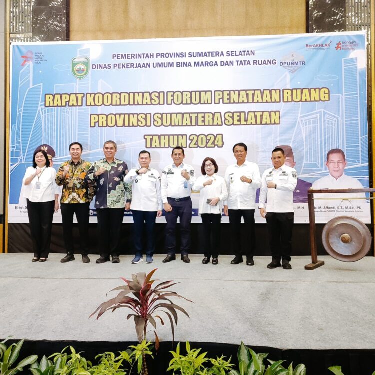 Pembukaan Rapat Koordinasi Forum Penataan Ruang Provinsi Sumatera Selatan Tahun 2024