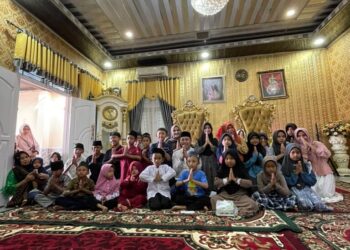 Leswanda Putra Gelar Pengajian Rutin dan Santunan Anak Yatim