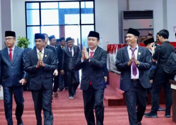 Pj.Bupati Pringsewu Hadiri Rapat Paripurna Istimewa