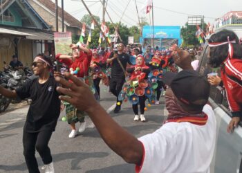 Carnaval Meriahkan HUT RI ke-79 Desa Bumi Daya