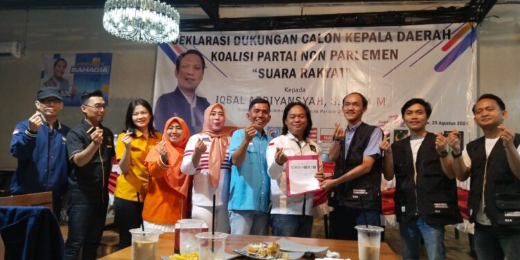 Jelang Pendaftaran Cawalkot Bandar Lampung, Iqbal Ardiansyah di Dukung Koalisi Parpol Non Parlemen