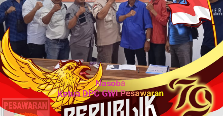 Dewan Pimpinan Cabang Gabung Wartawan Indonesia Ucapkan, Dirgahayu Republik Indonesia Ke-79