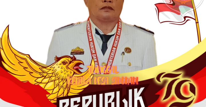 Pemdes Sidodadi Kecamatan Teluk Pandan Ucapkan, Dirgahayu Republik Indonesia Ke-79