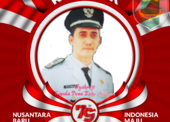 Pemdes Batumenyan Ucapkan, Dirgahayu Republik Indonesia Ke-79