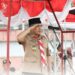 Mewakili Bupati Tasikmalaya Sekda moh.Zen Menjadi Inspektur Upacara Hari Pramuka Tingkat Kab Tasikmalaya