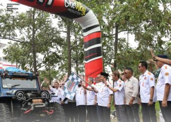 Mewakili Bupati Tasikmalaya Sekda Moh Zen Melepas West Java Adventure Offroad