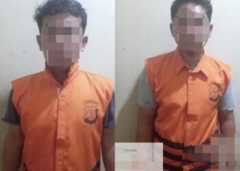 Polisi Lampung Selatan amankan Dua Pelaku Pencurian Sawit 1,4 Ton di Katibung