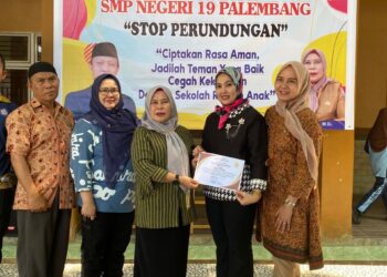 Kegiatan Stop Perundungan Di SMP Negeri 19 Palembang