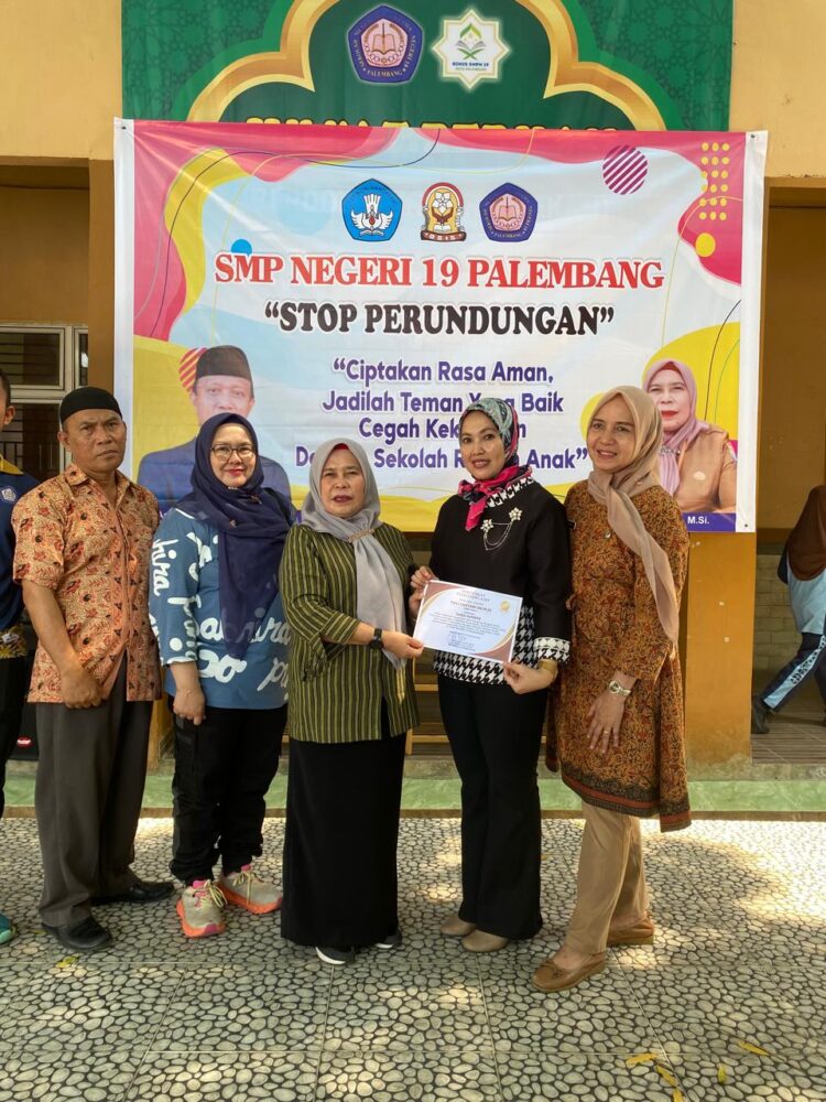 Kegiatan Stop Perundungan Di SMP Negeri 19 Palembang