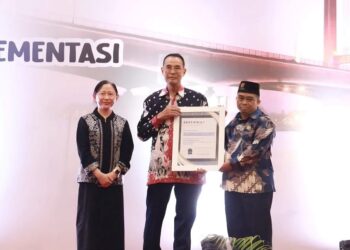 Baznas Kota Palembang  Menerima Penghargaan CSR/Baznas ATM