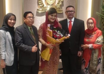 Putri Alex Noerdin,Lury Elza, SH, M.Kn Dapil Sumsel 6 Fraksi Partai Golkar Resmi Di Lantik