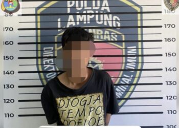 Polisi Tangkap Pencuri Besi Bantalan Tol di Bakauheni
