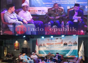 BPC HIPMI Sampang Fasilitasi Dialog Publik Dua Paslon Kepala Daerah di Niki Kopi Alun Alun