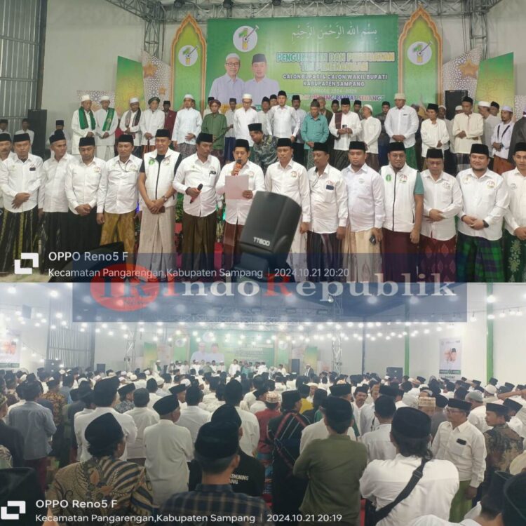 Cucu Ulama Karismatik Karongan Sampang Hadiri Konsolidasi Tim Pemenangan MANDAT Kecamatan Pangarengan