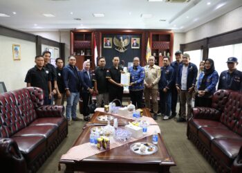 Pj. Gubernur Samsudin Terima Kunjungan Pengurus IWO Lampung