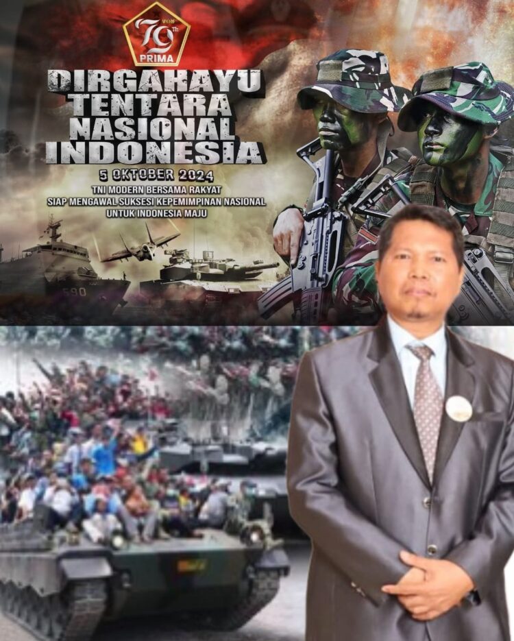 Drs. Maju Partogi Simanjuntak M.Si Mengucapkan Selamat HUT TNI Ke-79