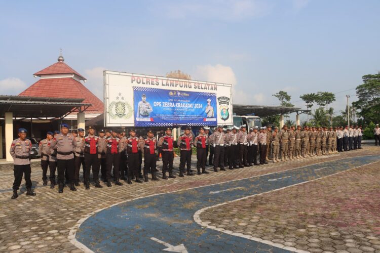 Polres Lampung Selatan Gelar Operasi Zebra Krakatau 2024 Dukung Kelancaran Pelantikan Presiden dan Wakil Presiden