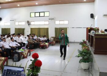 IWO Lampung Isi Materi Jurnalistik dalam Rakor Madrasah se-Bandarlampung