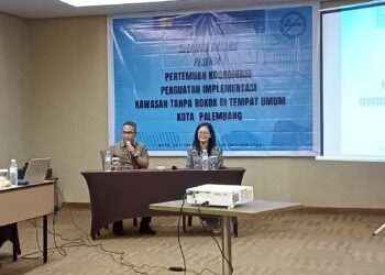 Pertemuan Koordinasi Dalam Penguatan Implementasi Kawasan Tanpa Rokok Di Tempat Umum Kota Palembang