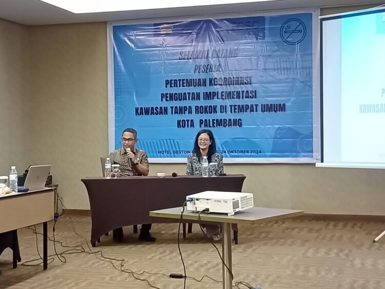 Pertemuan Koordinasi Dalam Penguatan Implementasi Kawasan Tanpa Rokok Di Tempat Umum Kota Palembang