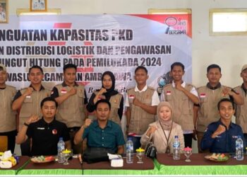 Panwascam Ambarawa ,Pringsewu  Pengawasan Distribusi Logistik dan Pengawasan Di Masa Pungut Hitung Pada Pemilukada Tahun 2024