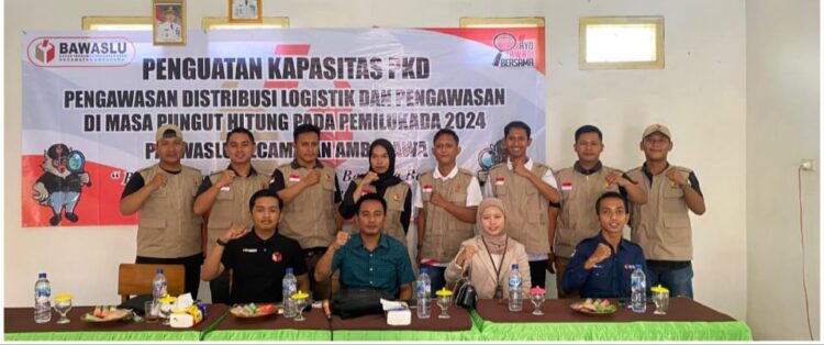 Panwascam Ambarawa ,Pringsewu Pengawasan Distribusi Logistik dan Pengawasan Di Masa Pungut Hitung Pada Pemilukada Tahun 2024
