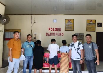 Polsek Candipuro Gerebek Narkoba di Titiwangi, Amankan 3 Orang Pelaku
