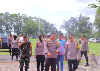 Kapolda Lampung Cooling System Rekapitulasi Suara di Lampung Selatan