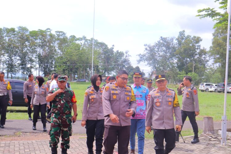 Kapolda Lampung Cooling System Rekapitulasi Suara di Lampung Selatan