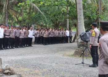 Polres Lampung Selatan Amankan Rapat Pleno KPUD Pilkada 2024 dengan Pengamanan Ketat