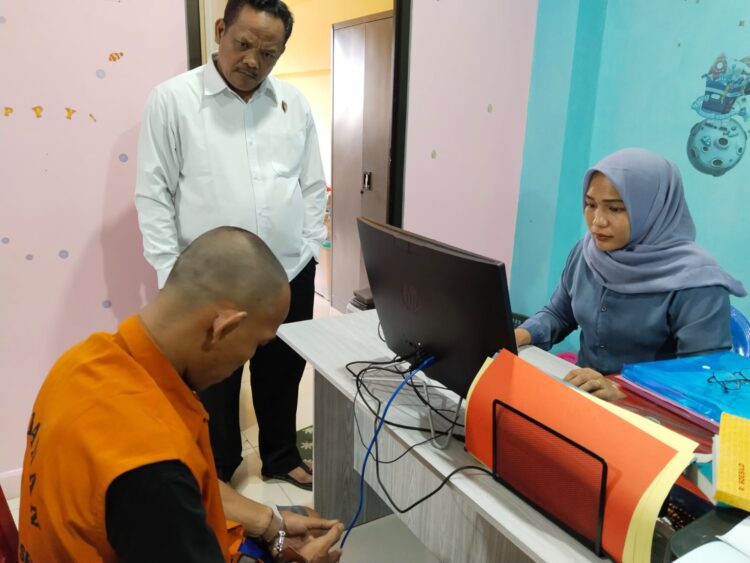 Ayah Hamili Anak kandung, Ditangkap Polres Lampung Selatan