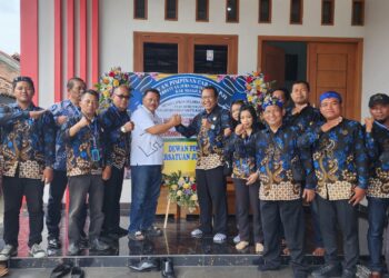 DPC PJI Nganjuk Sampaikan Ucapan Selamat kepada Bupati Terpilih Marhaen Djumadi