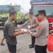 Polres Lampung Selatan dan PT BBJ Berikan Bingkisan snack dan air mineral Tanda Cinta