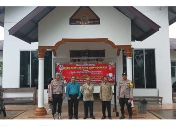 285 Polisi siap Amankan Malam  Misa Natal 2024 di Lampung Selatan