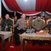 Kapolda Sumsel Irjen Pol Andi Rian R Djajadi, bersama Pj. Gubernur Elen Setiadi dan Pangdam II/Sriwijaya Mayjen TNI M, Naudi Nurdika, serta Forkompimda Sumsel, melaksanakan kegiatan pemantauan perayaan Malam Tahun Baru