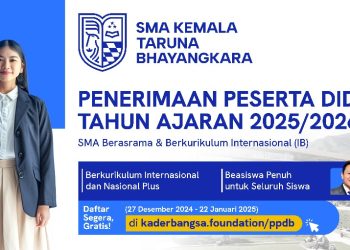 Pendaftaran SMA Kemala Taruna Bhayangkara Mulai dibuka, Ayo Daftarkan Segera Putra-Putri Anda !