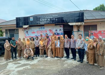 Hari Pertama Pelaksanaan Makan Bergizi Gratis (MBG) Di SMPN 33 Palembang