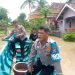 Kapolsek Sragi Pantau Banjir di Dusun Umbul Besar, Debit Air Mencapai 75 cm