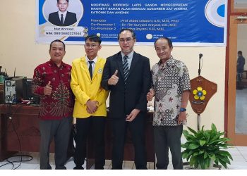 Usai menjalani sidang Terbuka S.3, Nur Ahmad Resmi Sandang Gelar Doktor