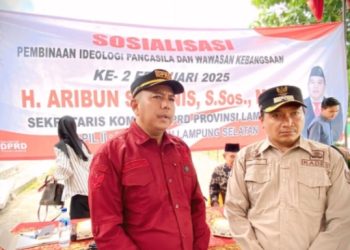 H.Aribun Sayunis,S.sos.,M.M., Sosialisasi  IPWK  di Desa Bali Agung