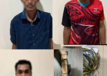 Polres Lampung Selatan Ungkap Kasus Pencurian Kabel di PT CPP