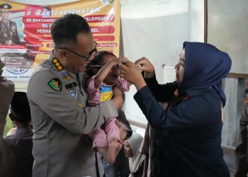 Bakti Kesehatan Bersama PERHATI KL Sumsel Dan Rumah Sakit Bhayangkara M, Hasan Polda Sumsel