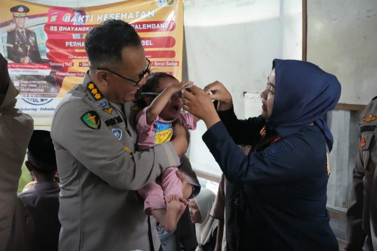 Bakti Kesehatan Bersama PERHATI KL Sumsel Dan Rumah Sakit Bhayangkara M, Hasan Polda Sumsel