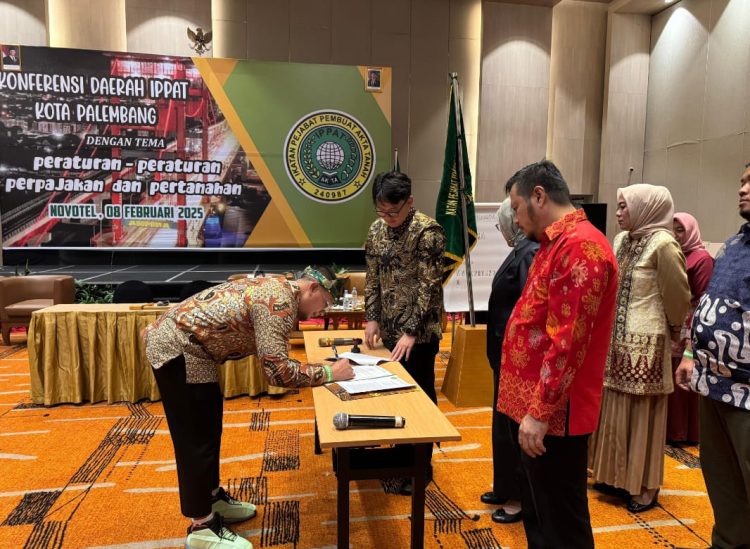 M. Hafiz Tafdi S.H.,M.Kn Resmi Sebagai Ketua IPPAT Kota Palembang