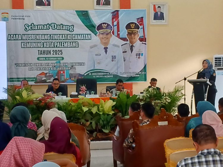 Musyawarah Perencanaan Pembangunan (MUSREMBANG) tingkat Kecamatan Kemuning kota Palembang tahun 2025