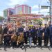 Taring – IWO Kolaborasi Berbagi Nasi Kotak dan Beras di Bawah JPO Siger Milenial