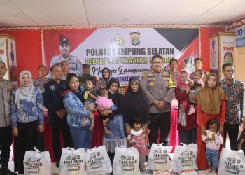 Polres Lampung Selatan Gelar Kegiatan “Jumat Berkah” untuk Peduli Stunting